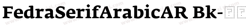 FedraSerifArabicAR Bk字体转换